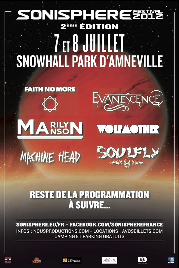 sonisphere 2012