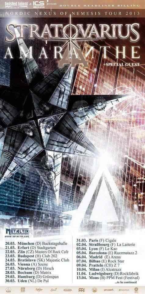 stratovarius en tournée